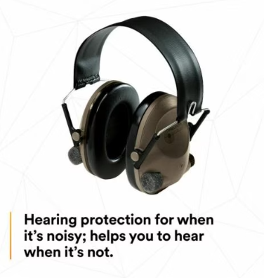 3M MT15H67FB PELTOR SoundTrap Slimline Earmuff Tactical Electronic Headset | Free Shipping and No Sales Tax