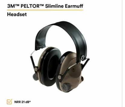 3M MT15H67FB PELTOR SoundTrap Slimline Earmuff Tactical Electronic Headset | Free Shipping and No Sales Tax