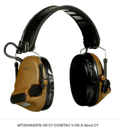 3M™ PELTOR MT20H682FB-09 CY ComTac™ V Hearing Defender Headset Foldable Coyote Brown | Free Shipping and No Sales Tax