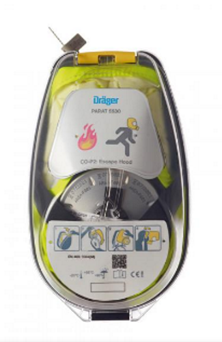 Drager R59435 PARAT 5530 Fire & Smoke Escape Hood with Hard Case