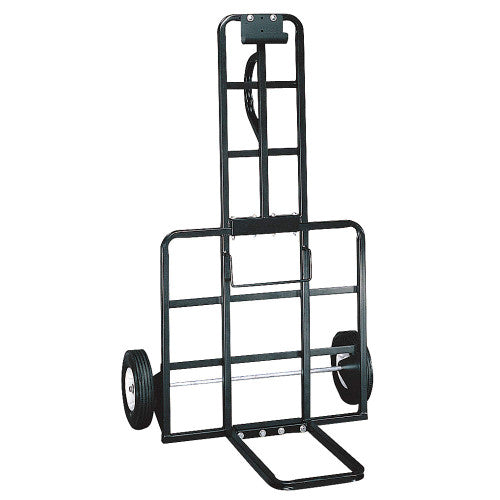 Black Honeywell eyewash cart on white background