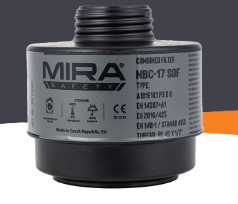 MIRA NBC-17-SOF 40mm Gas Mask Filter - CBRN Protection & NATO Compatible