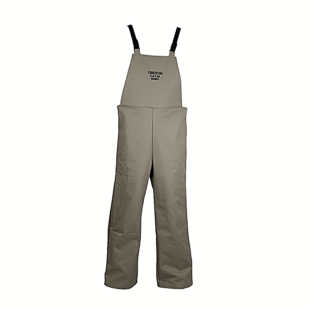 Oberon Arc Flash Overalls CAT4-BIB against white background