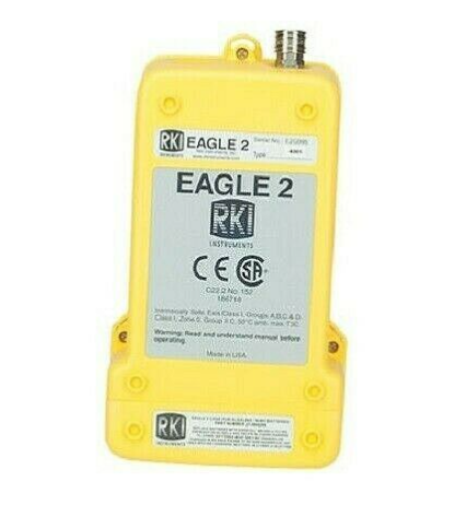 RKI Instruments 724-113-25 Eagle2 4 Gas Monitor CH4(100% LEL)Hydrogen(H2)/O2/CO2