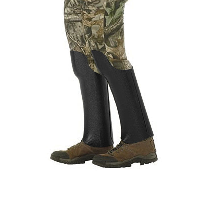 Black snake leggings by CPA on person against white background