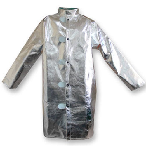 Chicago Protective Apparel 602-AR 15 oz Aluminized Rayon 45" Length Coat | Free Shipping and No Sales Tax