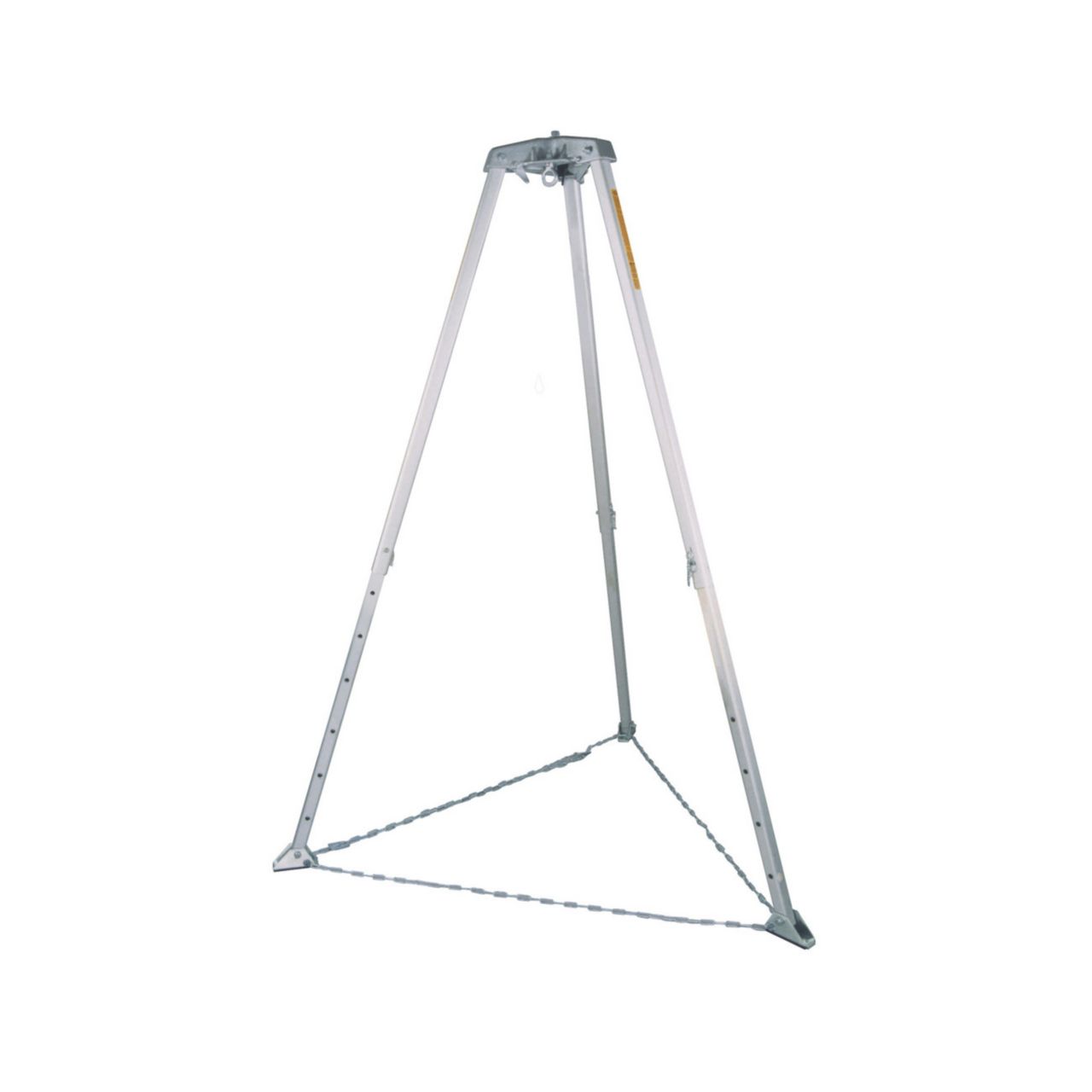 Miller-Honeywell Silver 51/7FT Rescue Tripod for Confined space rescue on white background Space