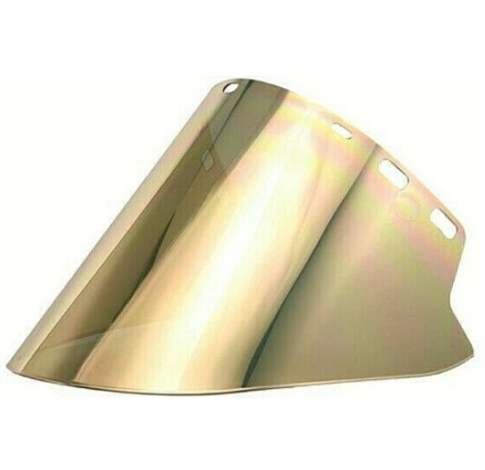 Paulson 2119880 gold high heat faceshield on white background