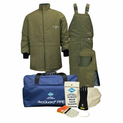 Multi color NSA arc flash kit KIT3SC25 on white background