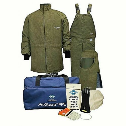 Multi color NSA arc flash kit KIT4SCLT40 on white background