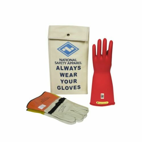 NATIONAL SAFETY APPAREL KITGC2 CLASS 2 Arcguard Rubber Voltage Glove Kit