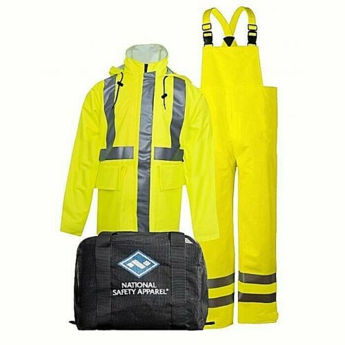 YELLOW and black NSA Rainwear Kit KITRLC2 on white background