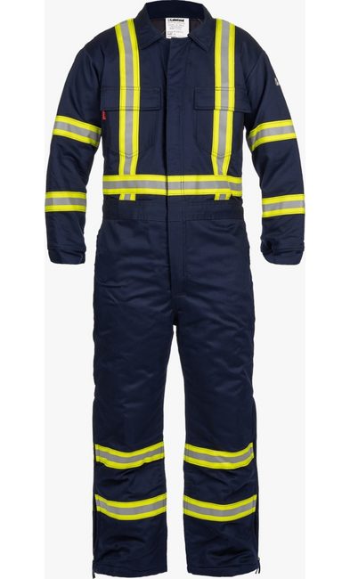 Navy color Lakeland NIC08RT13 FR / Arc Flash on white background