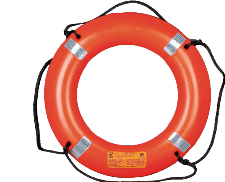 Orange Mustang Survival MRD030 Orange Round on white background