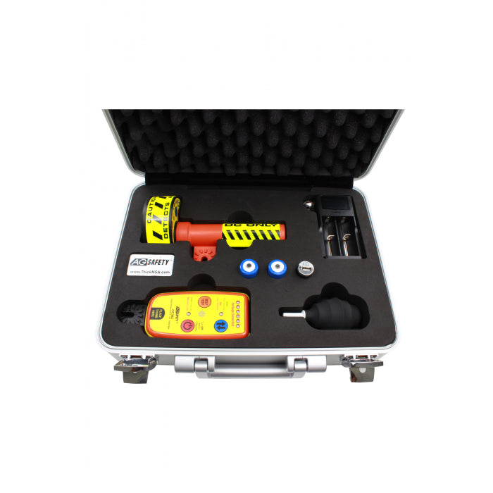 Multi color NSA voltage detector kit ACDC50 on white background