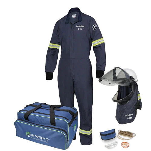 Multi colored kit on white background EN08KTNDNB02 Enespro AirLite 8 cal Kit