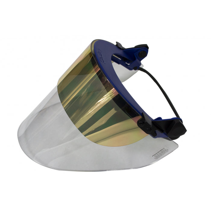 National Safety Apparel H16XXCGFLIPUB Gold Tinted Faceshield | Free Shipping and No Sales Tax