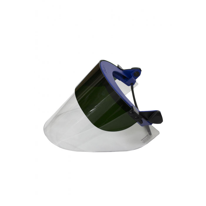 National Safety Apparel H16XXCS5FLIPUB Green Shade 5 Welding Faceshield | Free Shipping and No Sales Tax