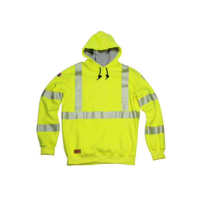 Yellow lime reflective hi viz NSA SWSLHE01 sweatshirt