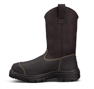 Oliver by Honeywell 65493S-BRN Oliver 65 Series Brown 10' Leather Pull-On Rigger Steel Toe | Free Shipping and No Sales Tax