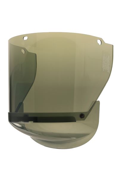 Gray Paulson 9004592 Arc Flash AmpShield Model AMP-12-RW-HT Replacement Shield on white background