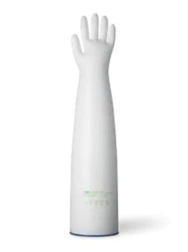 Off white Piercan 12UY2032-9.75A Polyurethane-CSM One Piece Glove on white background