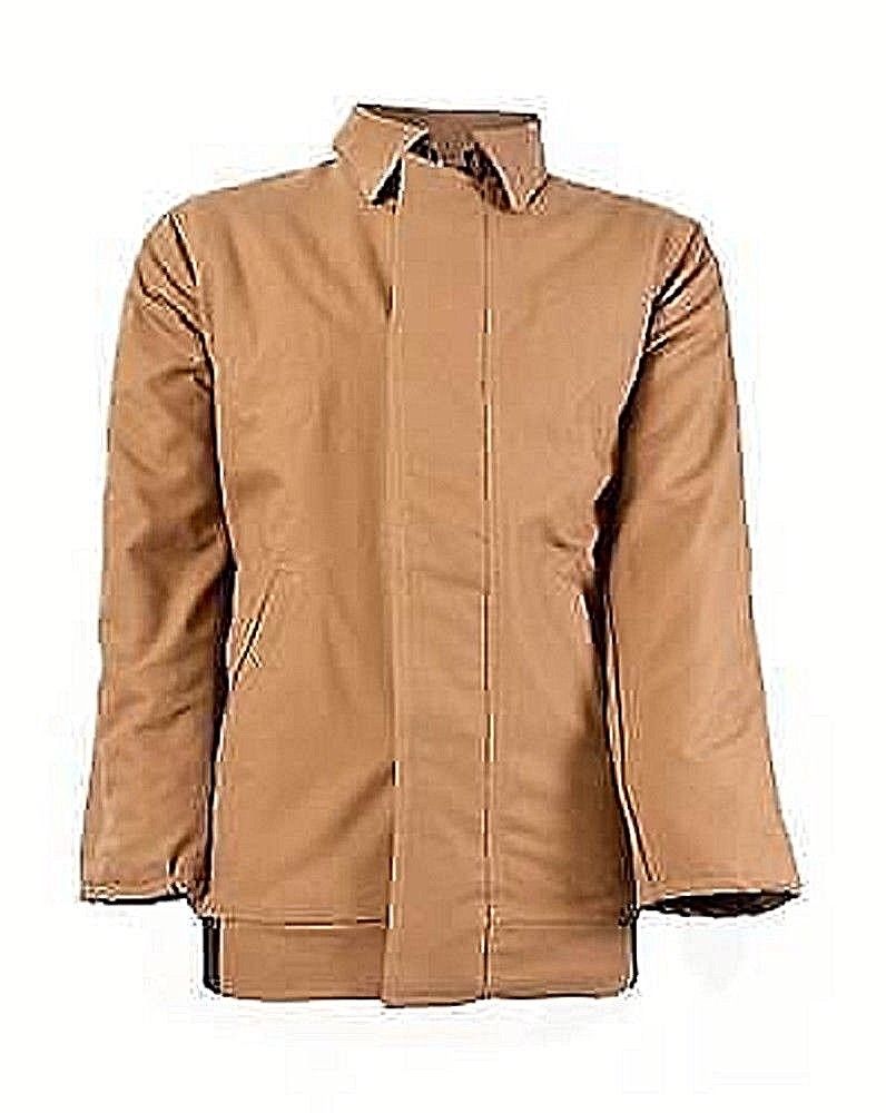 Brown NSA arc flash FR jacket C34UMMQ on white background