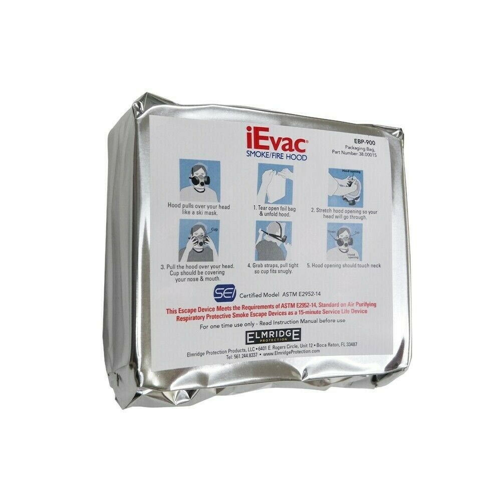 ELMRIDGE EBP-900 Smoke Fire Escape Hood Dual Cartridge