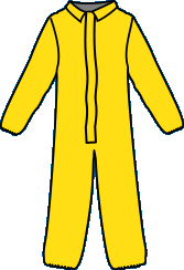 Kappler Z1B417 Zytron 100 Coverall with Collar Elastic Wrists and Ankles 12 per Case