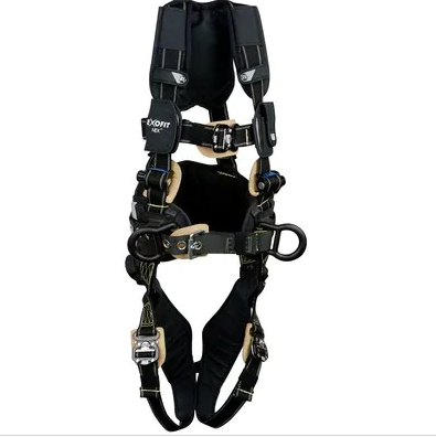Black 3M 1113316 DBI-SALA ExoFit NEX Arc Flash Construction Style Positioning Harness on white background