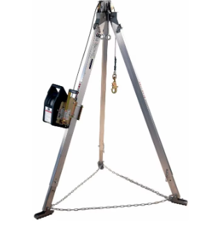 3M DBI-SALA 8300040 Confined Space Aluminum Tripod + Winch 60 ft cable ...