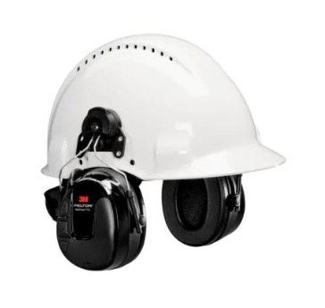 3M PELTOR HRXS221P3E-NA WorkTunes Pro AM/FM Radio Headset Black Hard Hat Attached | Free Shipping and No Sales Tax