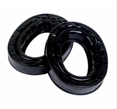 Black 3M PELTOR HY80A Gel Ear Cushions on white background