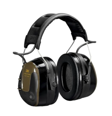 Black 3M™ PELTOR MT13H223A ProTac™ Shooter Headset on white background