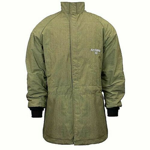 NATIONAL SAFETY APPAREL C04NPQHLTD 40cal Arcguard ArcFlash Coat NoTax ...