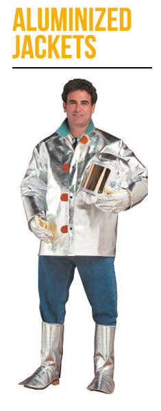 Chicago Protective 600-ACX10 10oz Aluminized CarbonX (Style B) 30" Jacket
