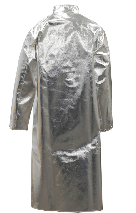 Chicago Protective Apparel 603-ACK Aluminized Carbon Kevlar (Style A) 50” Heat Resistive Coat
