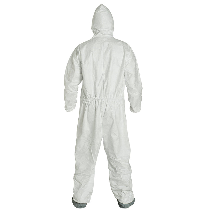 Ty122s DUPONT TY122S Coverall Respirator Fit Hood Elastic Wrists Skid-Resista ...