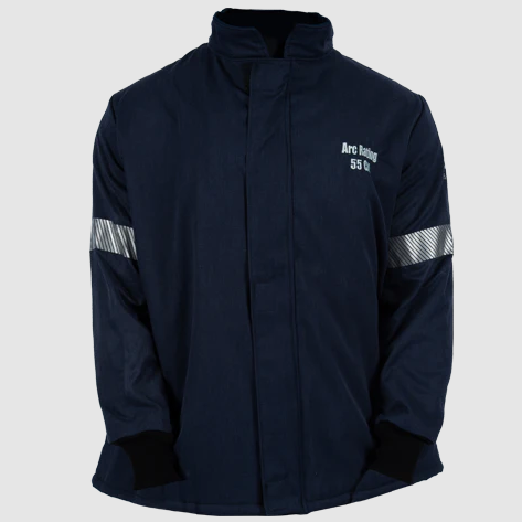 National Safety Apparel EN55JTNTNB01 55 Cal Enespro Jacket on white background