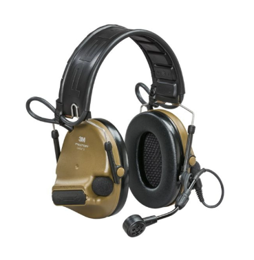 3M™ PELTOR MT20H682FB-09N CYS ComTac VI NIB Hearing Defender Coyote Brown Headband | Free Shipping and No Sales Tax