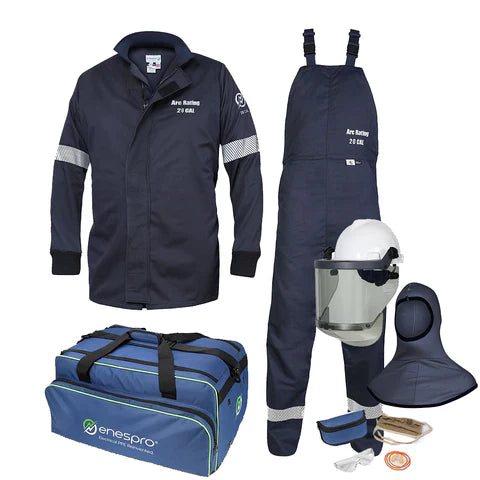 Navy, black, white, blue Enespro National Safety Apparel EN20KTWUNB01 20 Cal Arc Flash Kit