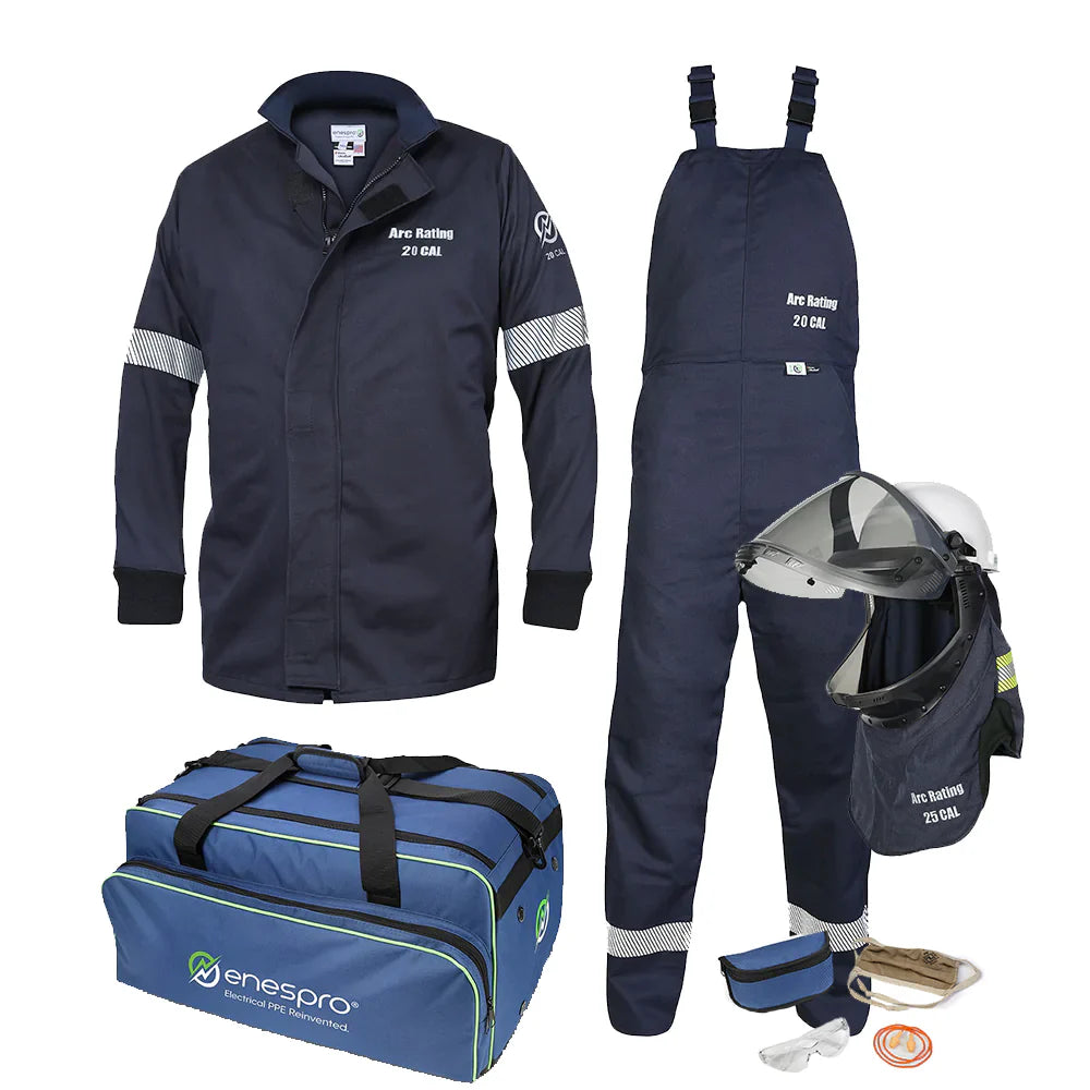 NAVY BLUE EN20KTWUNB02 20 Cal Enespro Arc Flash Kit with OptiShield