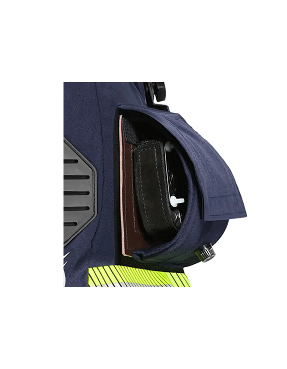 On white background Enespro National Safety Apparel EN40FANNDNB01AL AirLite 40 cal Fan