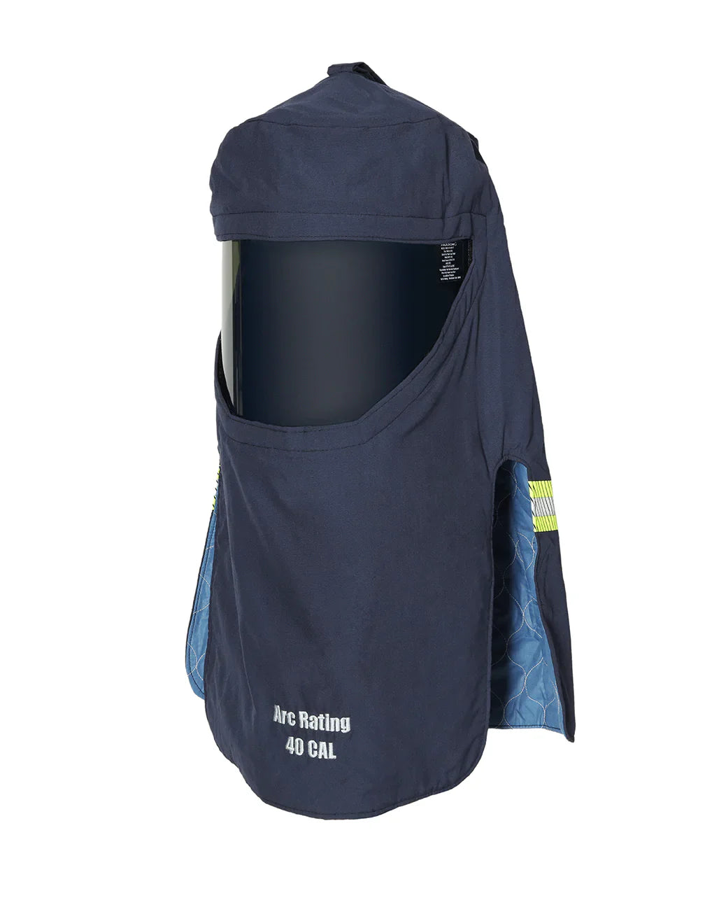 On white background Enespro National Safety Apparel EN40HDNDNB01AL 40 CAL AirLite OptiShield Faceshield