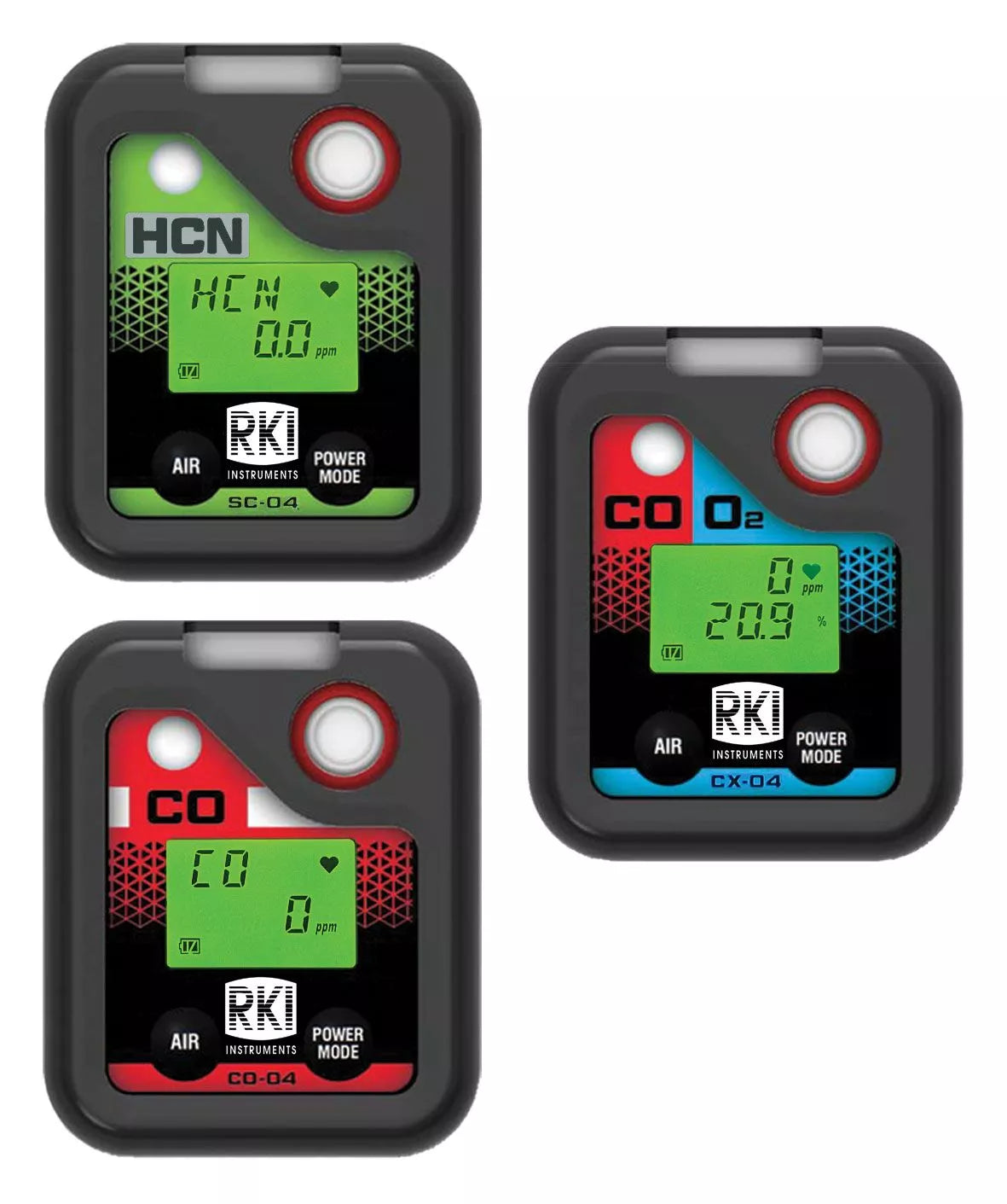 RKI 73-0073 SC-04, Nitrogen Dioxide (NO2) 0-20 ppm, alkaline batteries ...