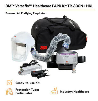 3M™ TR-300N+HKL Versaflo™ Healthcare PAPR Kit TR-300N+ HKL | Free Shipping and No Sales Tax