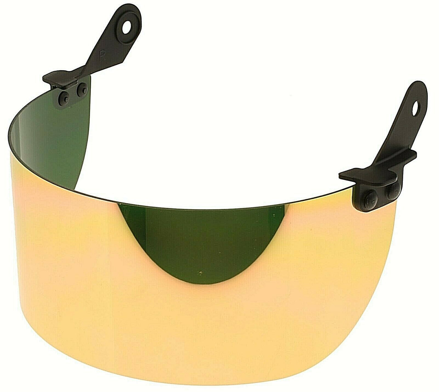 Gold Paulson 2030100 QVGHCFM outer faceshield attachment on white background