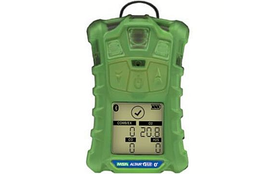Green MSA Altair 10178558 gas monitor on white background