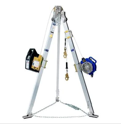 Multi color 3M™ 8301041 DBI-SALA Tripod, Salalift II Winch and 3-Way SRL on white background