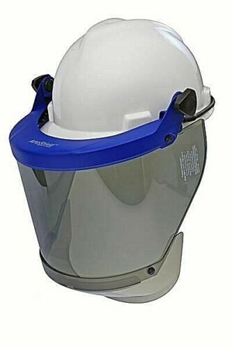 Tinted faceshield-blue bracket Paulson 9103003 on white background